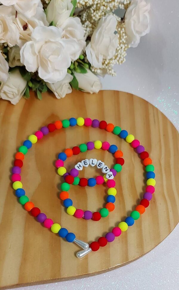 KIT Tiária e 2 Pulseiras Personalizáveis
